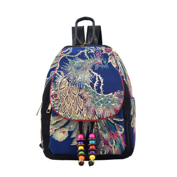 Embroidery Backpack Women Bag