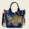 Embroidery  Crossbody Tote Bag Women Handbag